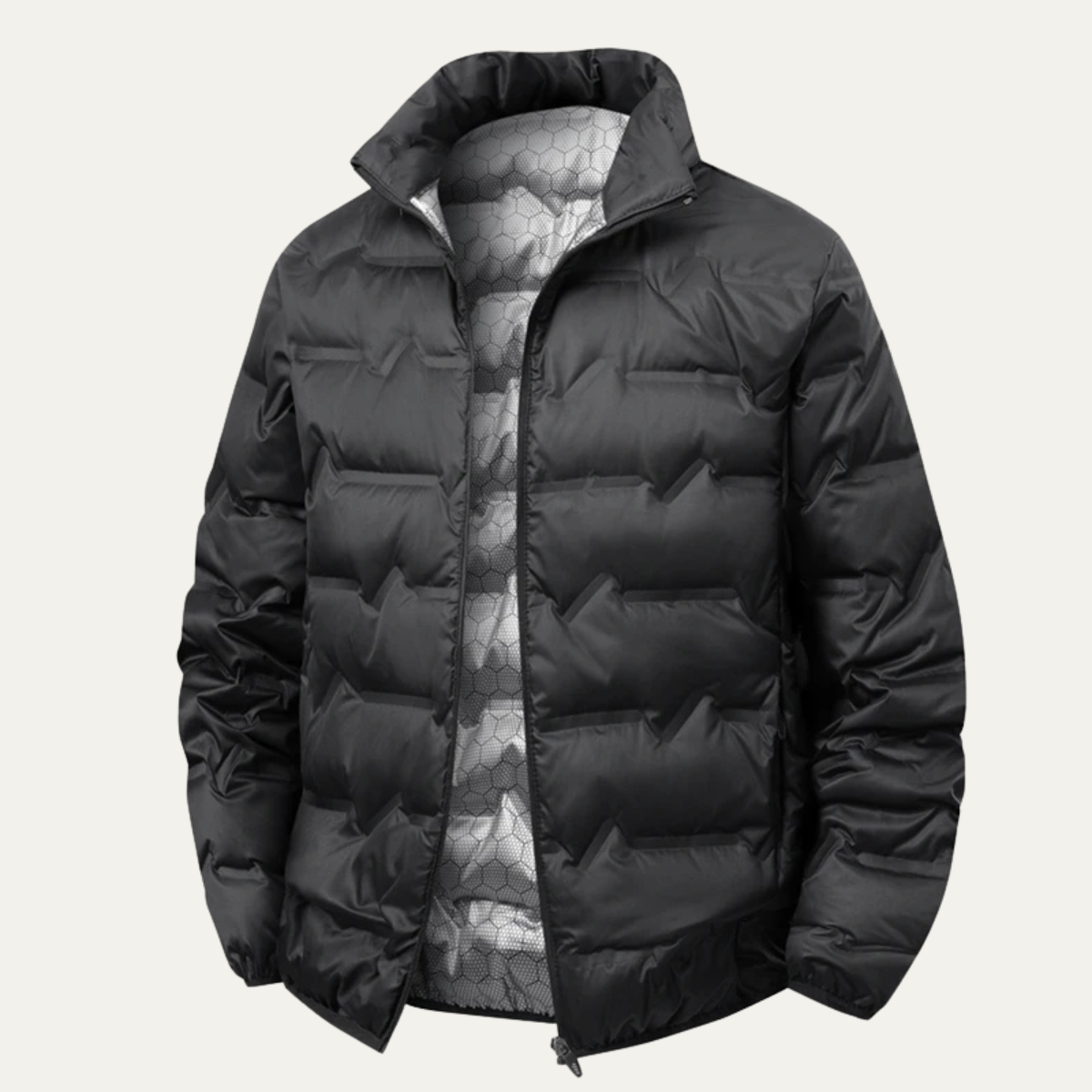 The Ischia Men’s Warm Winter Quilted Puffer Jacket