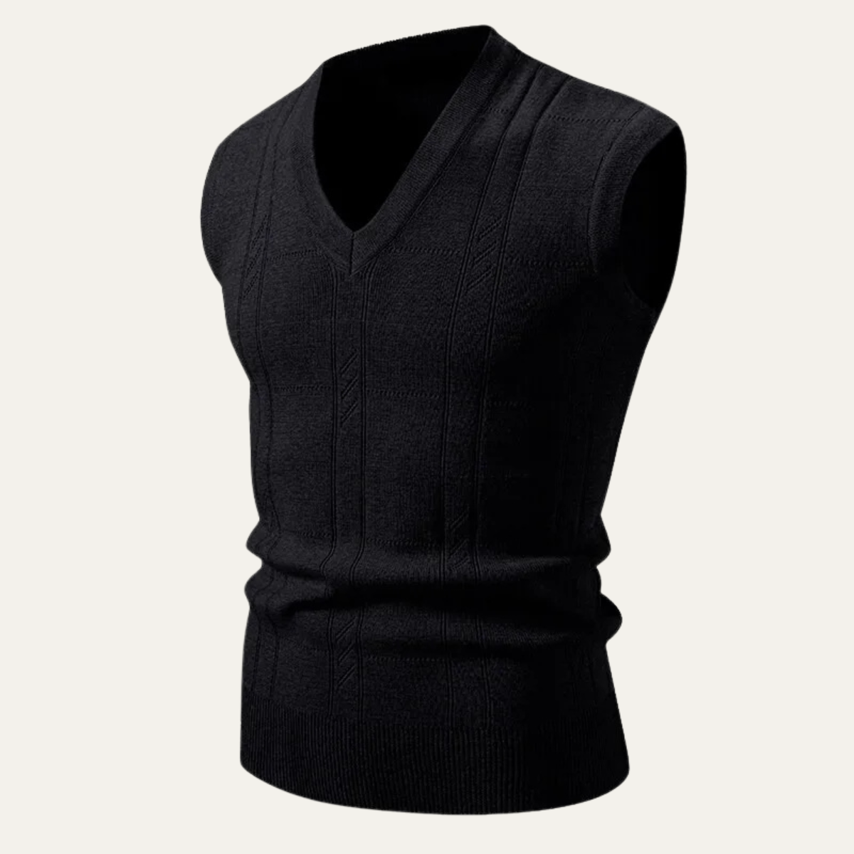 The Urbino Men’s Classic Knitted V Neck Tank Vest