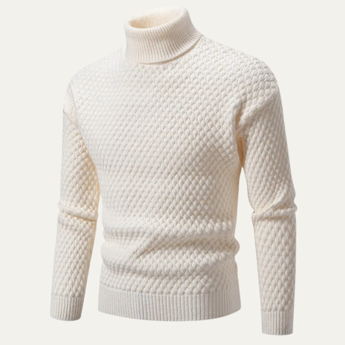 The Pineview Men’s Winter Warm Knit Turtleneck Sweater