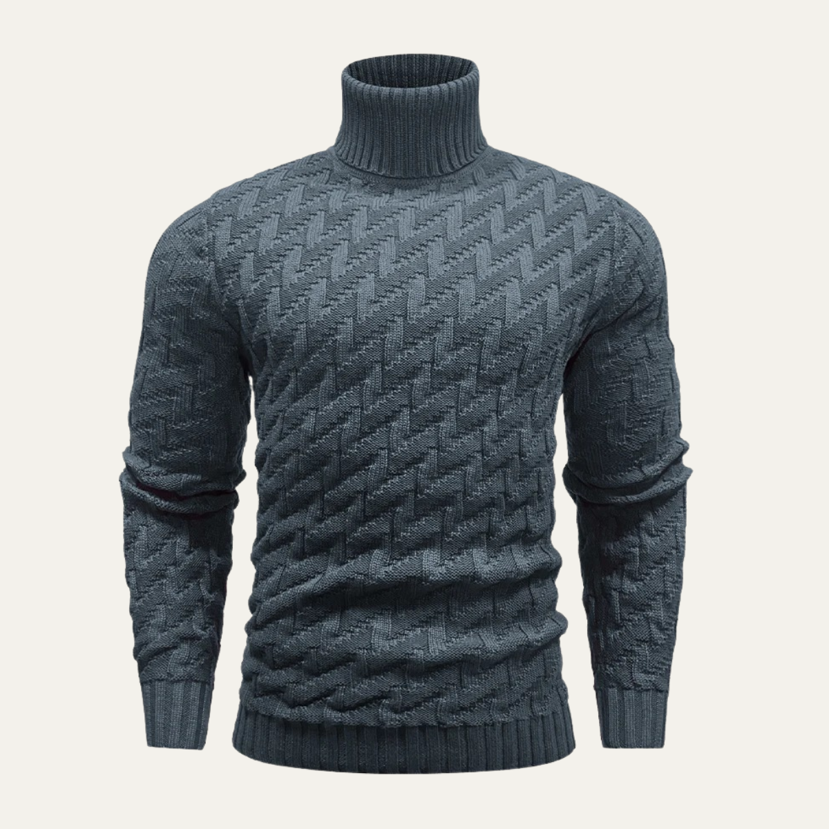The Sussex Men’s Turtleneck Knit Warm Winter Sweater