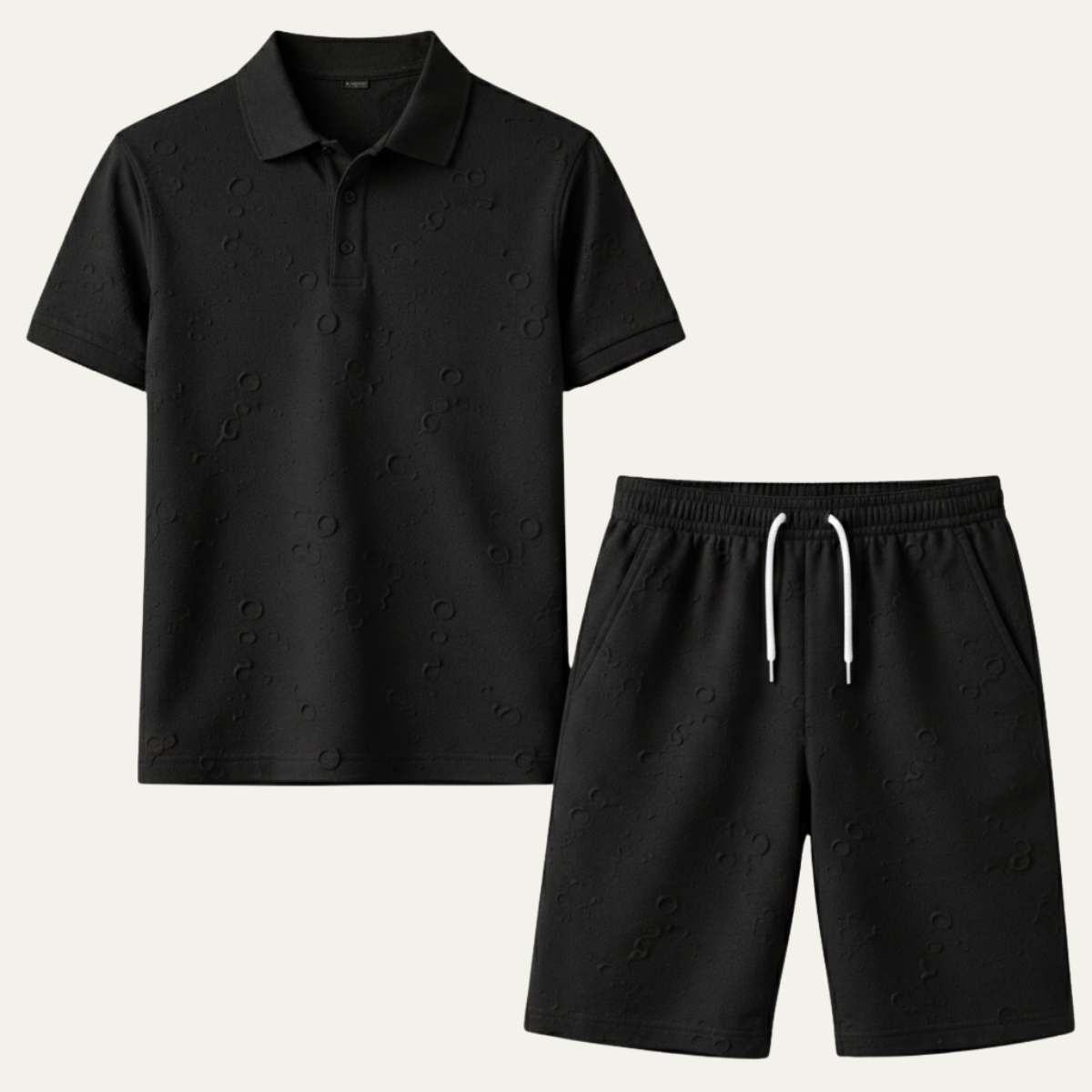 The Silverwood Men’s Lightweight Beachwear Set – Shirt & Shorts Set