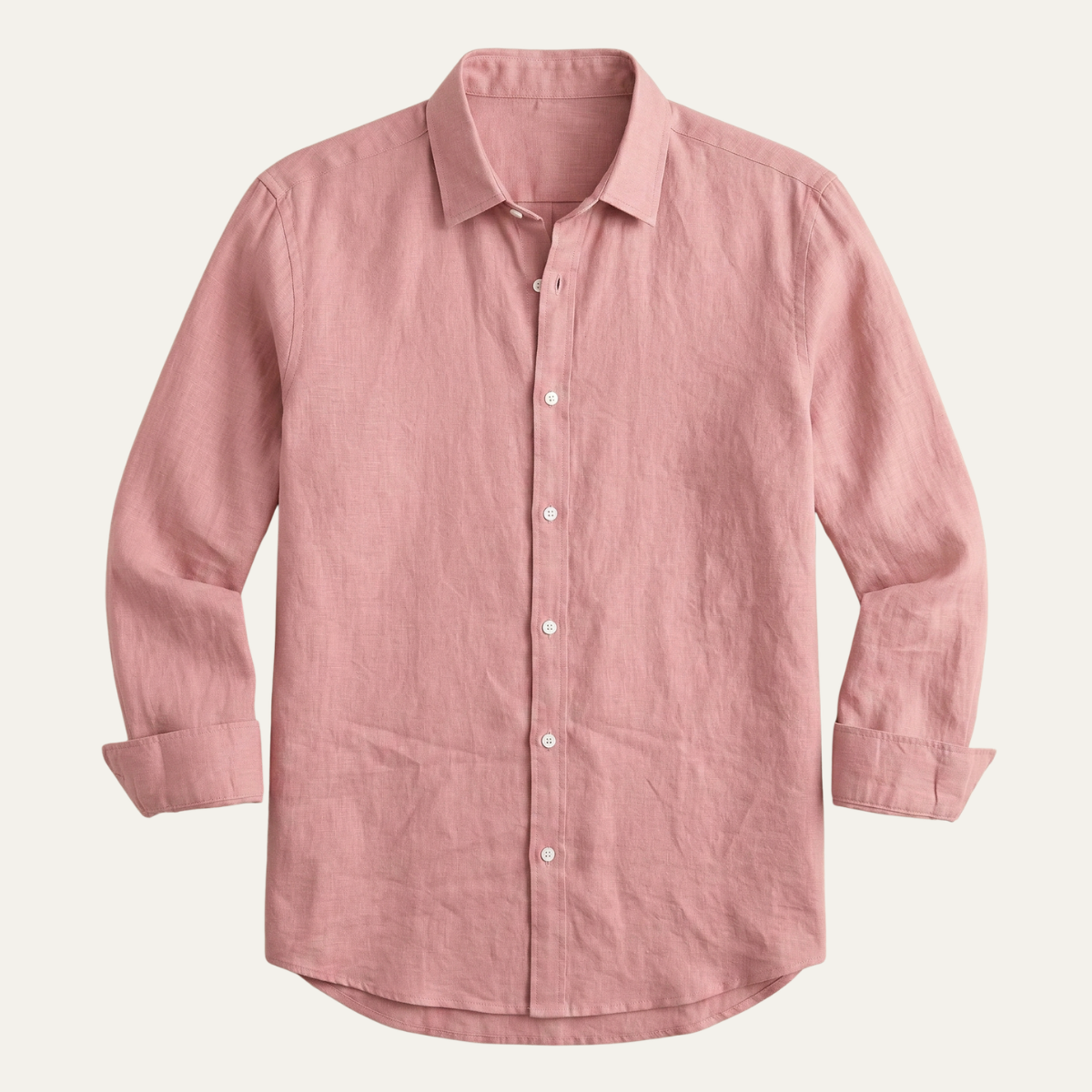 The Glenpark Ridge Men’s Linen Casual Button-Up Shirt