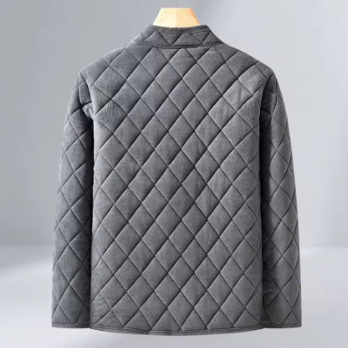 The Springdale Men’s Thick Padded Quilted Winter Jacket with Warm Fleece Lining