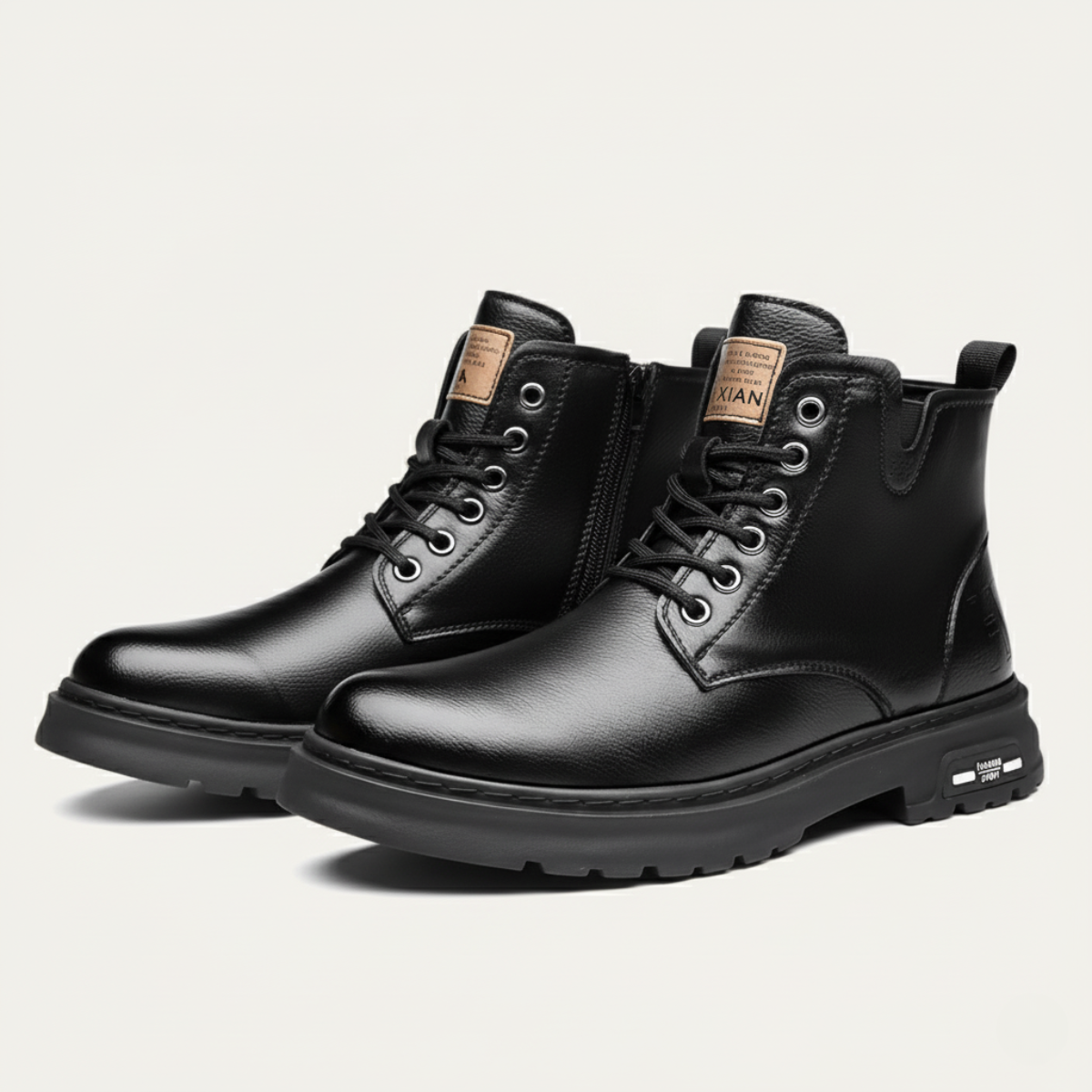 The Lipari Men’s Durable Non Slip Leather Ankle Boots