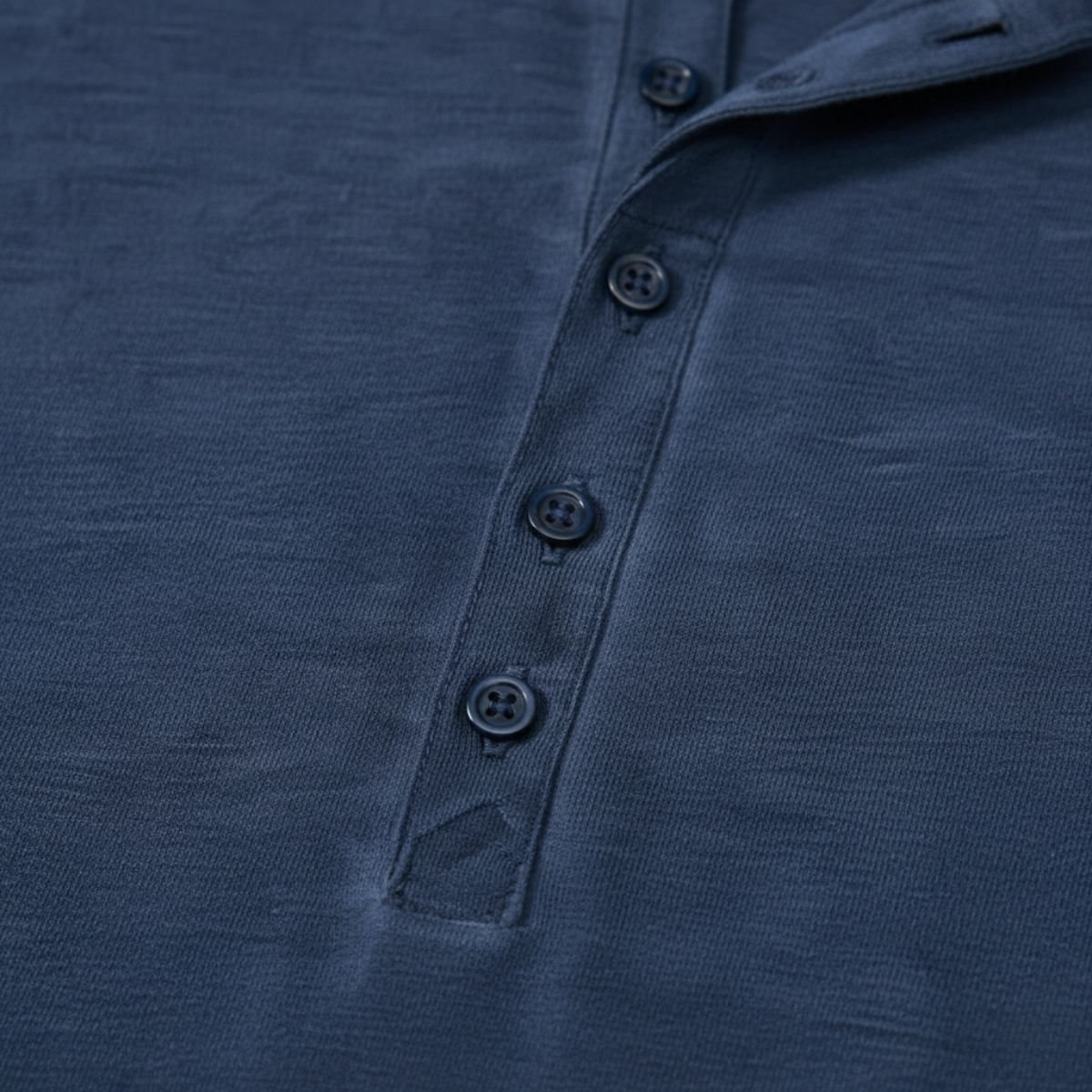 The Sheffield Men's Long Sleeve Henley Shirt - Modern Cotton Top