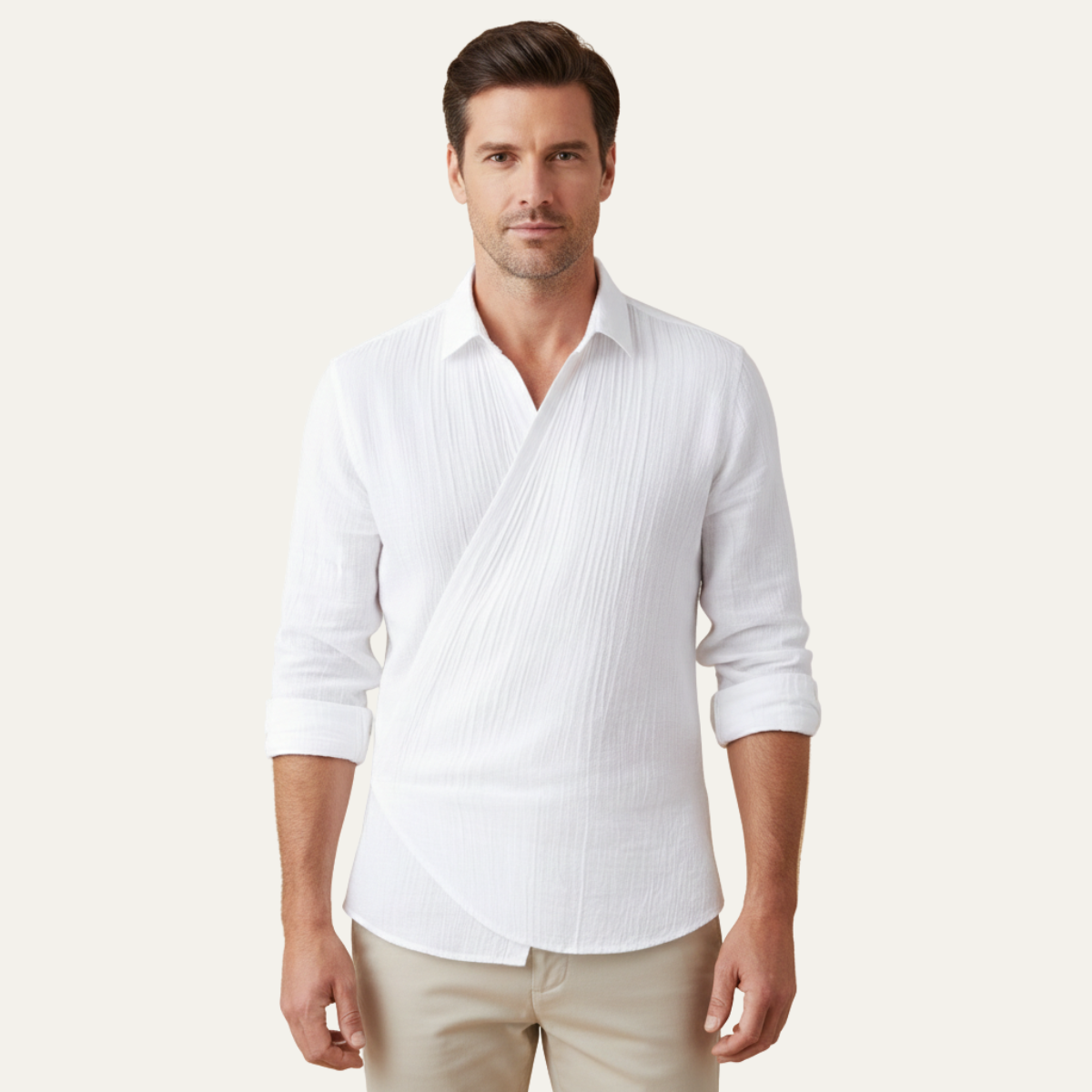 The Devonshire Men’s Slim Fit Business Dress Shirt – White