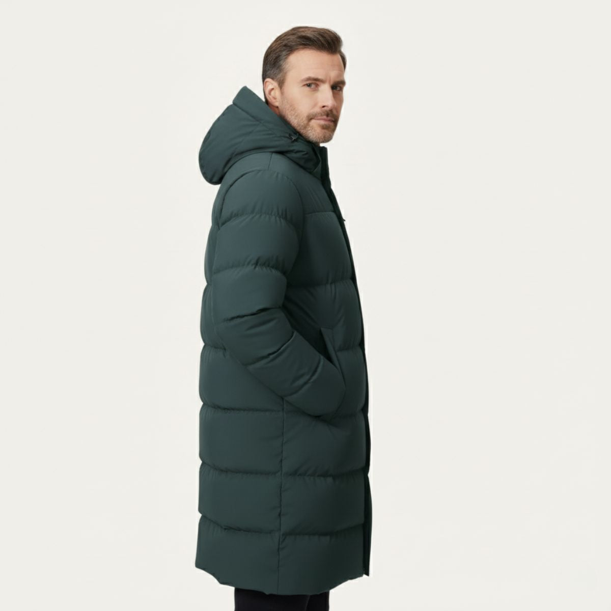 The Wickham Men's Insulated Longline Puffer Coat
