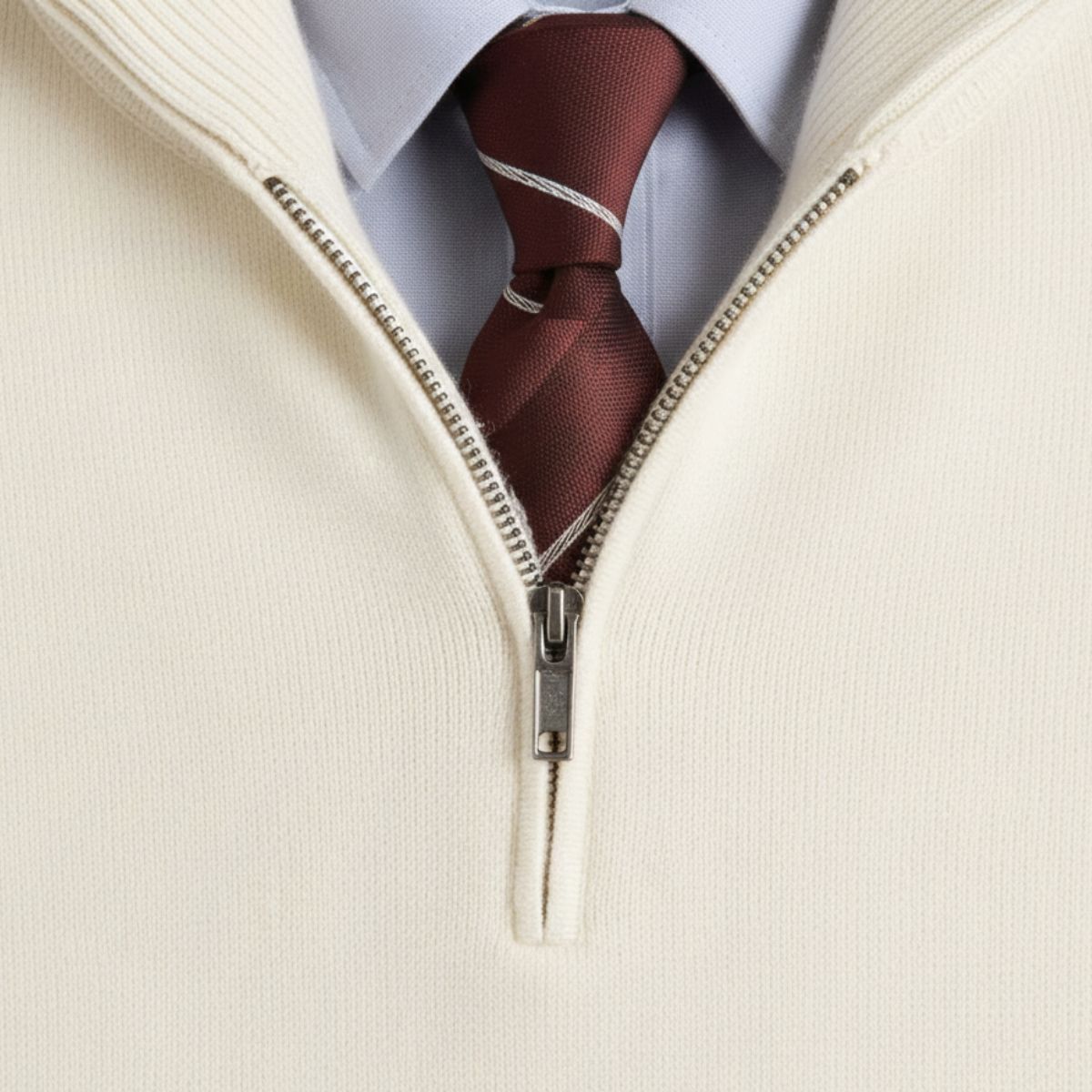 The Bronx Modern Quarter Zip Sweater for Men