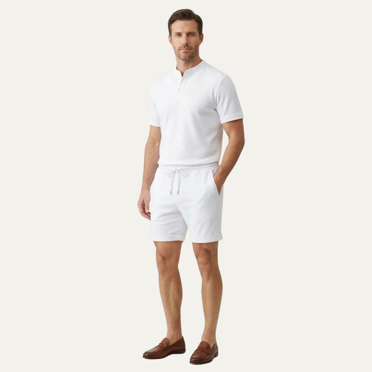 The Pinevalley Men’s Casual Summer Set – T-Shirt & Shorts