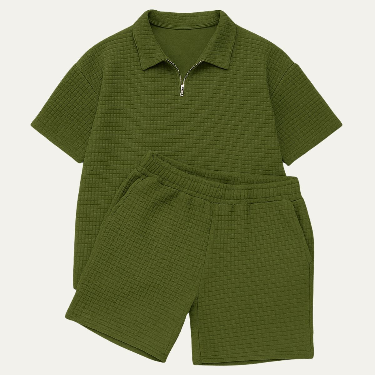 The Redford Co-Ord Set - Polo & Shorts for Men