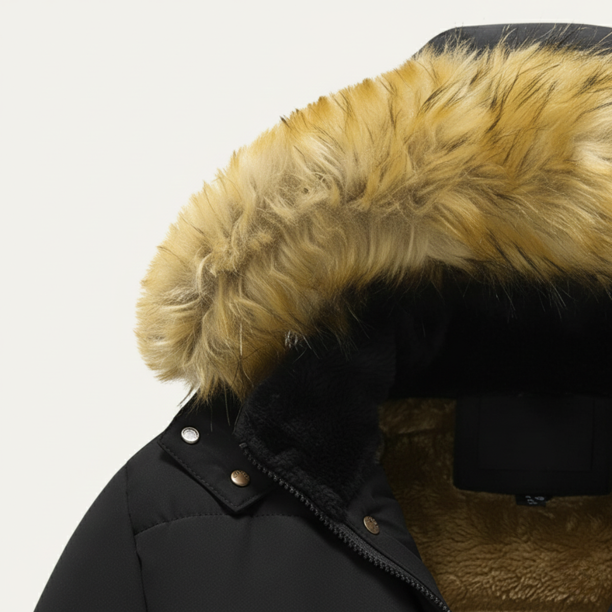 The Napoli Men’s Windproof Fleece Lined Hooded Winter Jacket