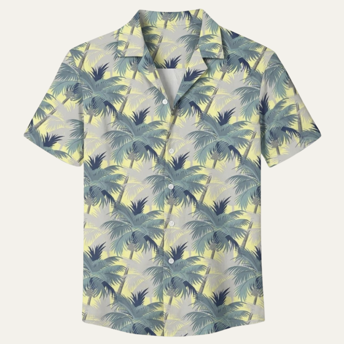The Silverhill Ridge Men’s Summer Tropical Coconut Print Hawaiian Beach Shirt