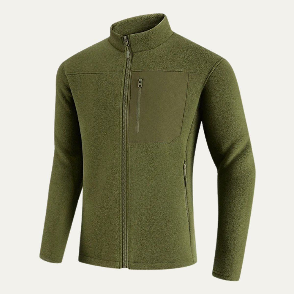The Glenford Men’s  Cozy Zip Up Thermal Fleece Jacket