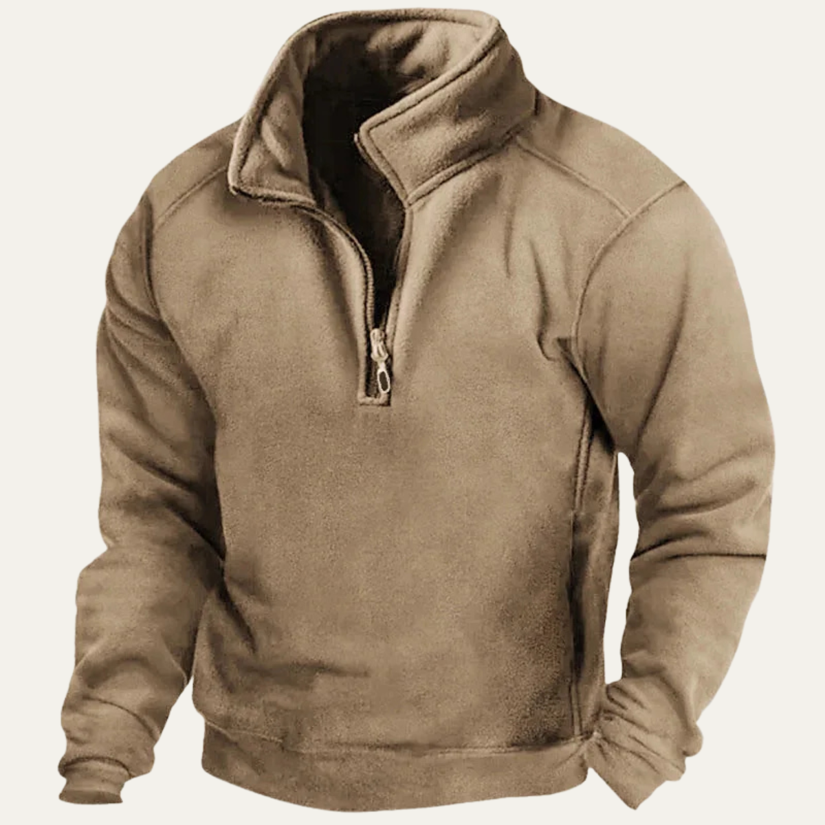 The Chiswick Men’s Tactical Fleece Sweater – Half Zip Wool Pullover