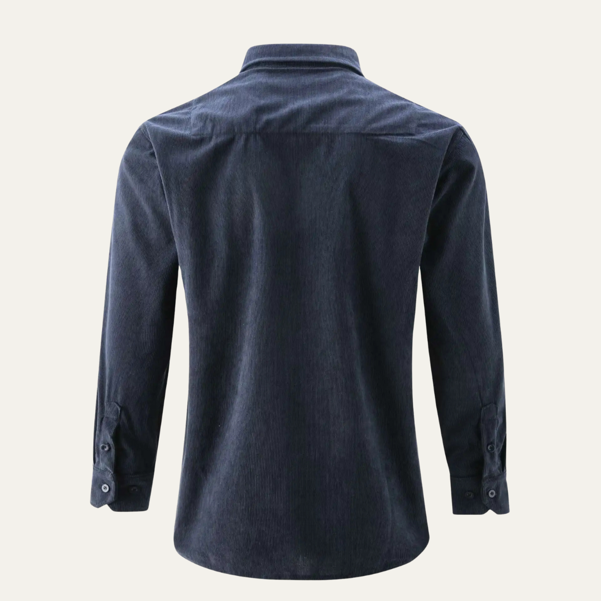 The Veneto Men’s Trendy Button-Up Corduroy Shirt