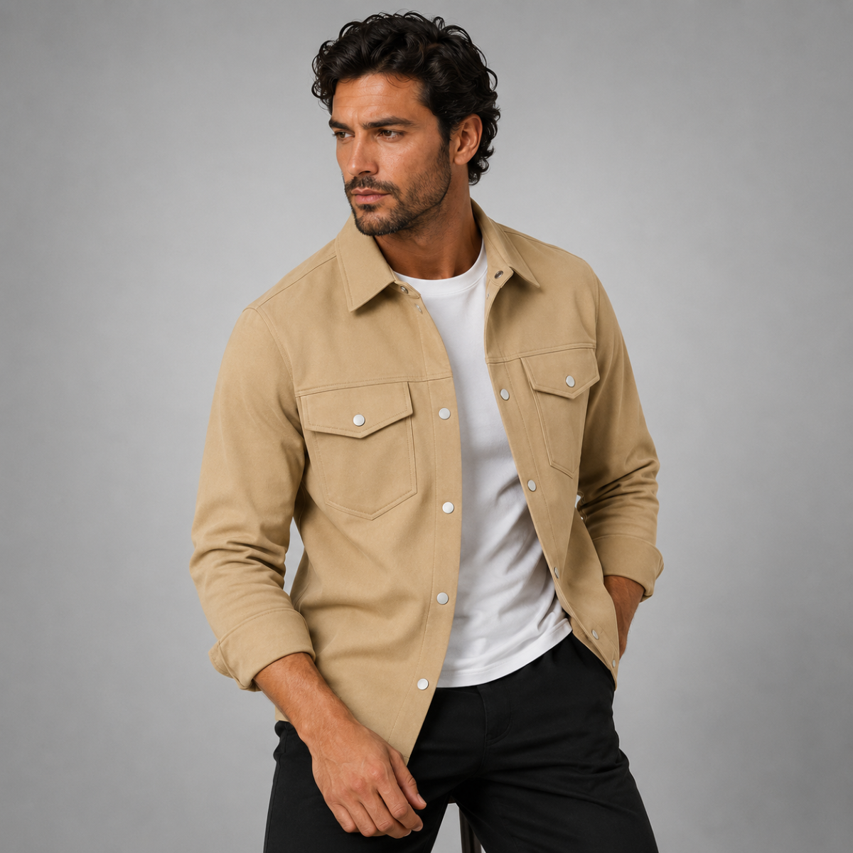 The Riviera Lightweight Men’s Shirt Jacket
