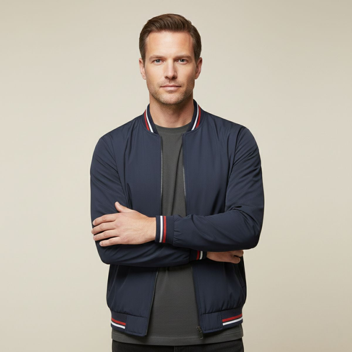 The Balmoral Bomber Jacket – Slim Fit Casual Zip Up