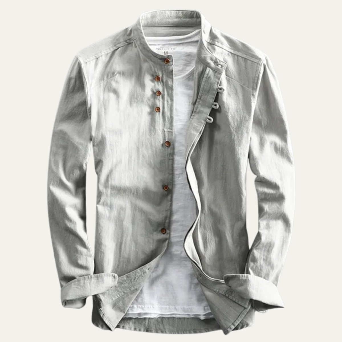 The Malibu Men's Breathable Linen Collar Shirt