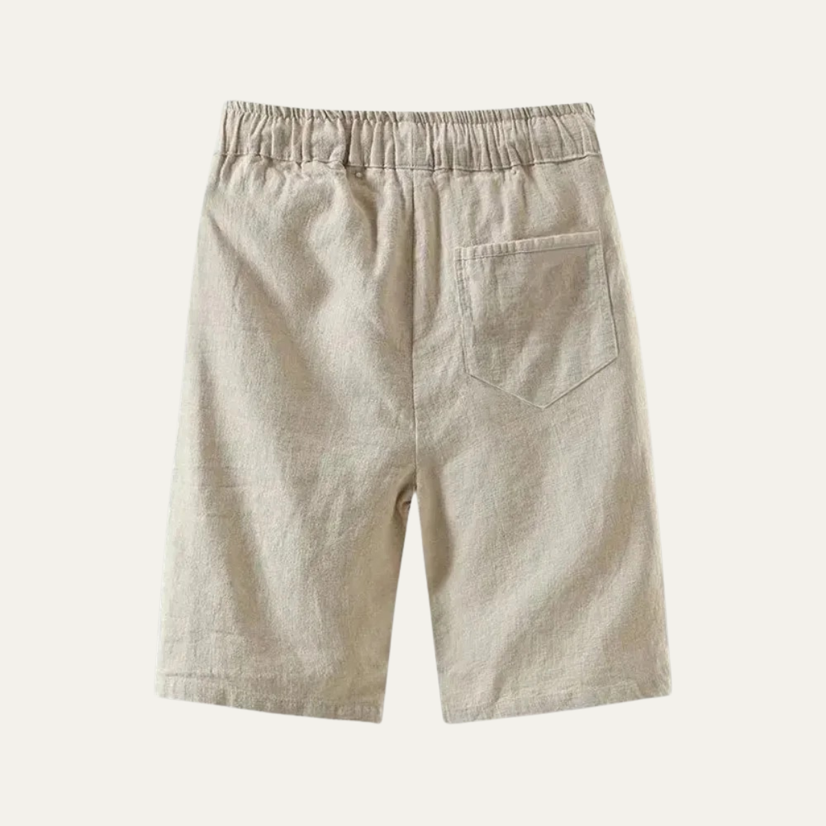 The Glenlake Men’s Lightweight Linen Beach Shorts