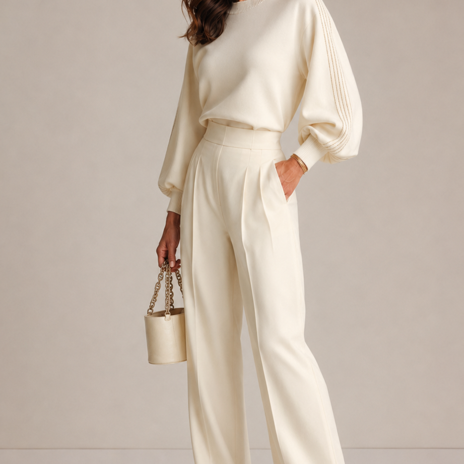 Women's Elegant Two Piece Knit Set