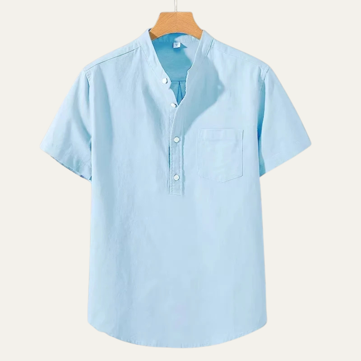 The Piccadilly Men’s Soft Summer Basic Shirt with Chest Pocket