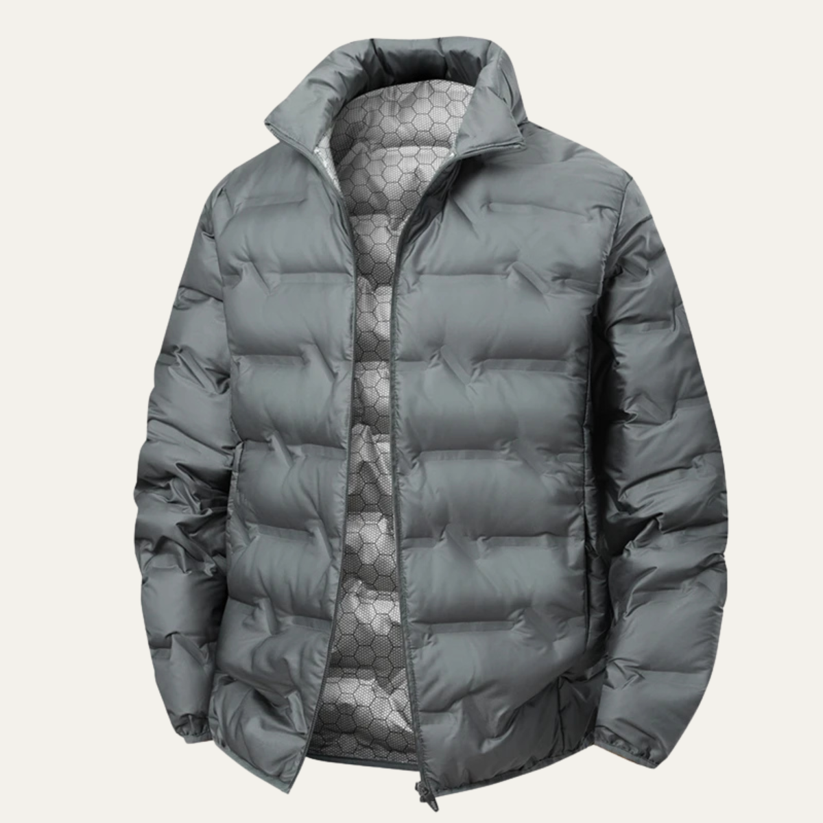 The Ischia Men’s Warm Winter Quilted Puffer Jacket
