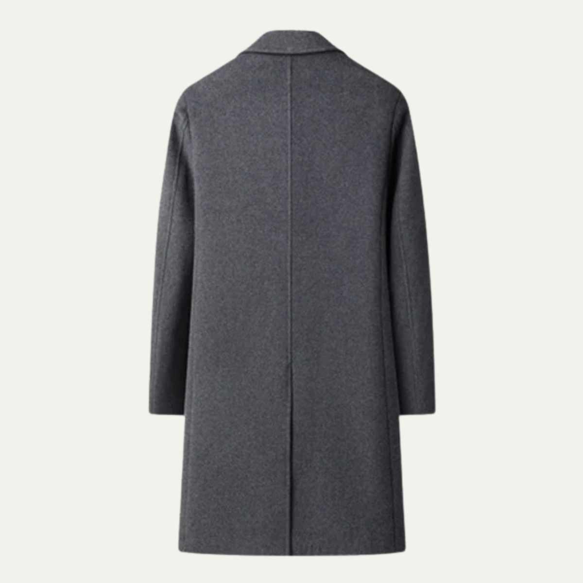 The Lucca Men's Long Wool Double Breasted Winter Overcoat