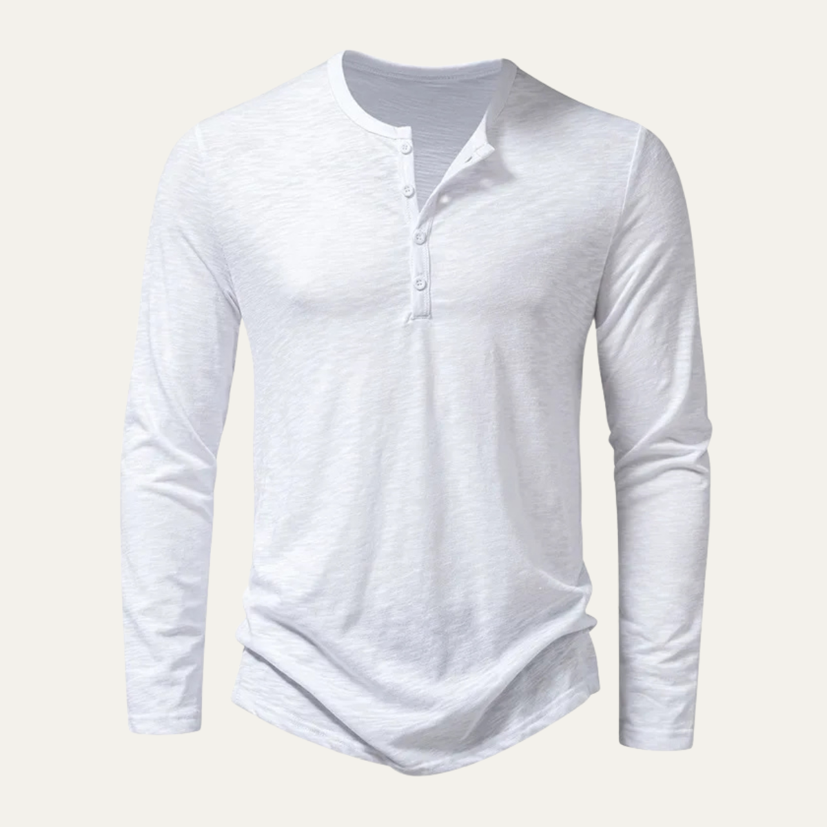 The Berkshire Men’s Casual Button Neck Henley Cotton T-Shirt
