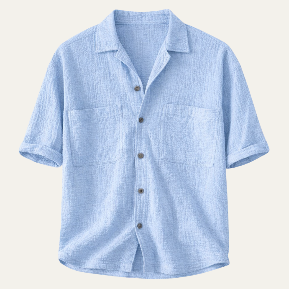 The Mayfair Men’s Relaxed Fit Textured Linen Blend Shirt