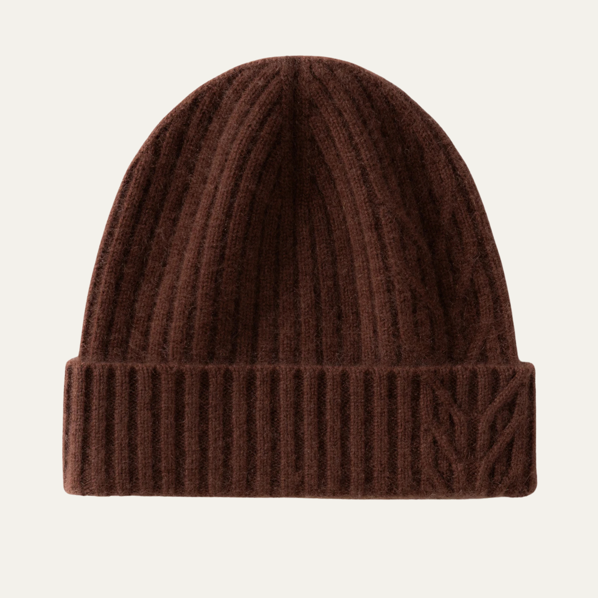The Wentworth Men's Luxury Ribbed Knit Cashmere Beanie