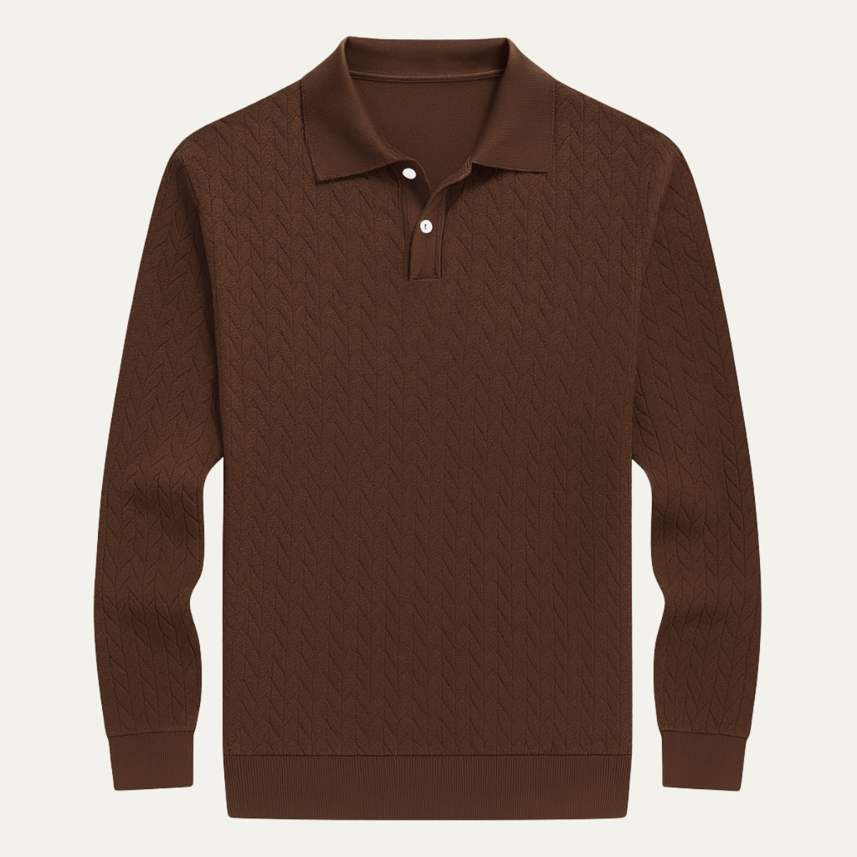 The Fort William Men's Business Knit Polo Sweater