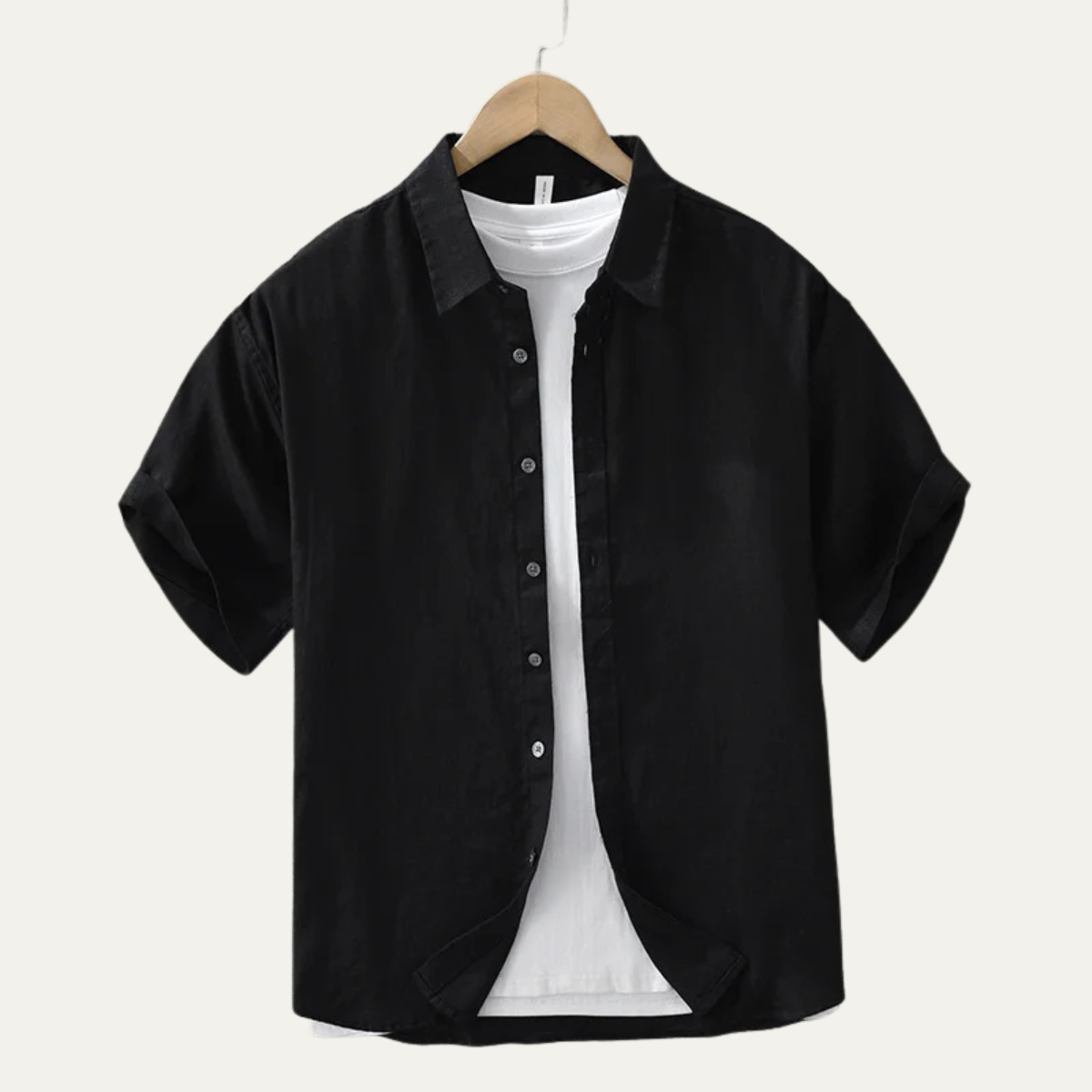 The Elmwood Ridge Men’s Linen Slim Fit Lightweight Shirt