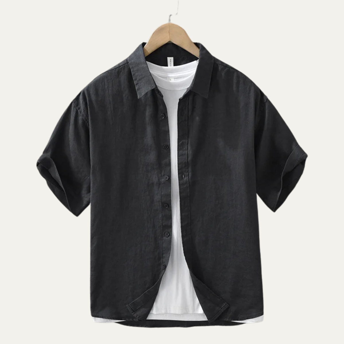 The Elmwood Ridge Men’s Linen Slim Fit Lightweight Shirt