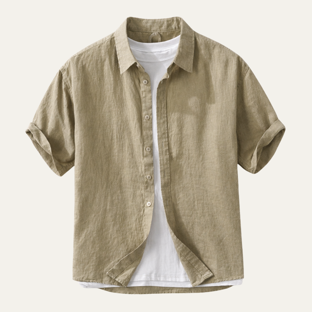 The Elmwood Ridge Men’s Linen Slim Fit Lightweight Shirt