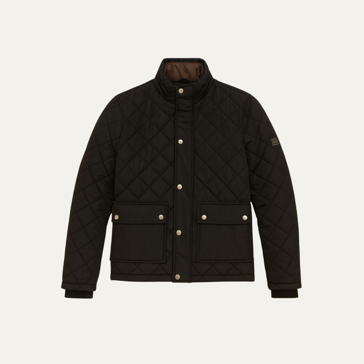 The Chester Black Quilted Jacket – Men’s Heritage Field Coat