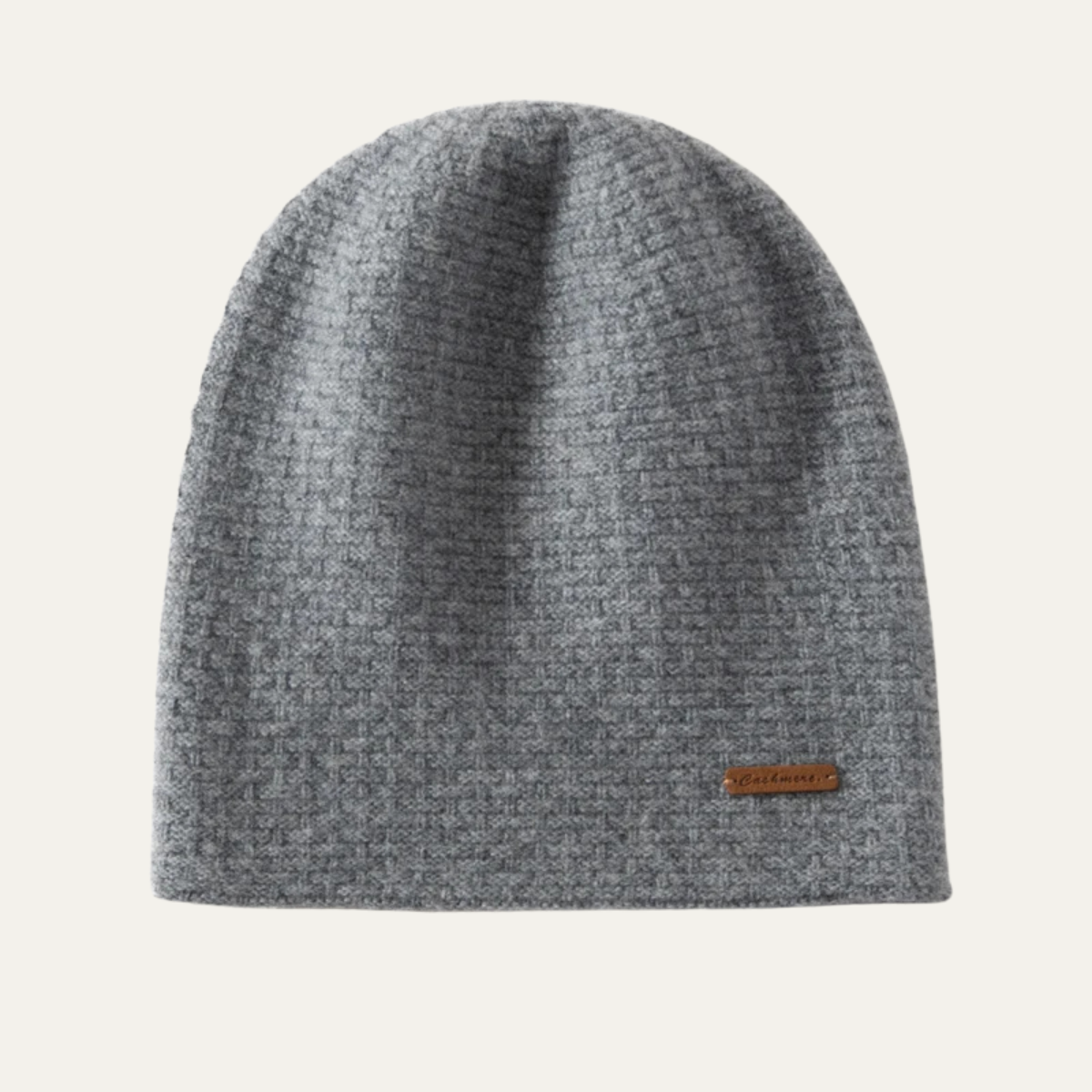 The Westbury Trendy Ribbed Knit Cashmere Beanie