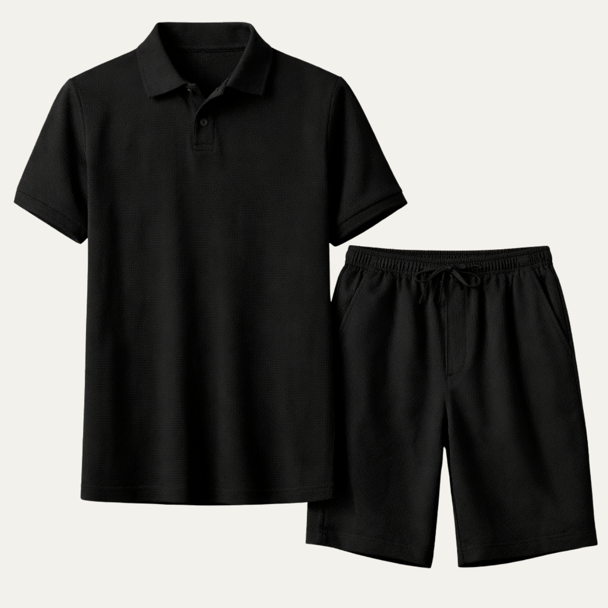 The Ashwood Creek Men’s Casual Co-Ord Set – Shirt & Shorts
