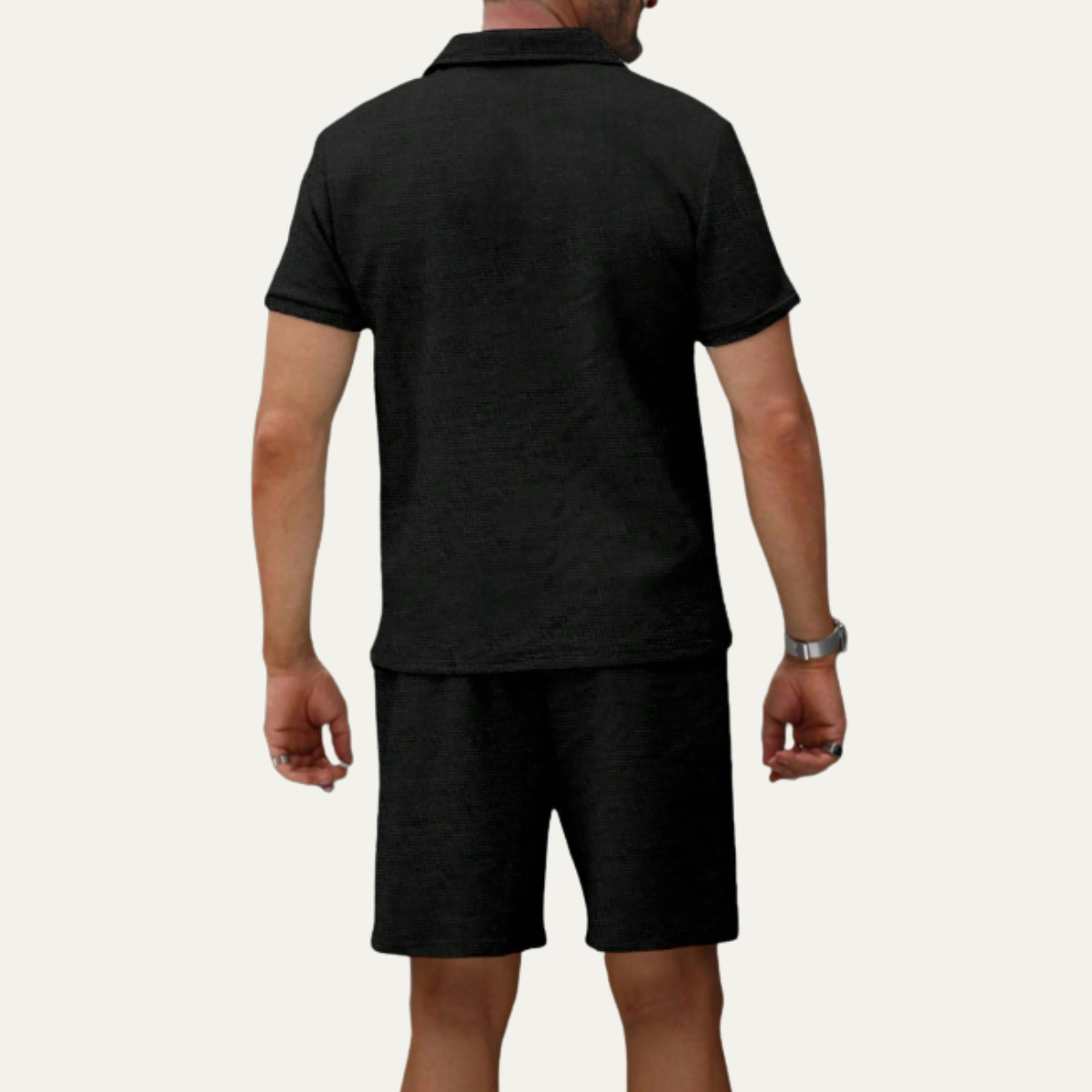 The Ashwood Creek Men’s Casual Co-Ord Set – Shirt & Shorts