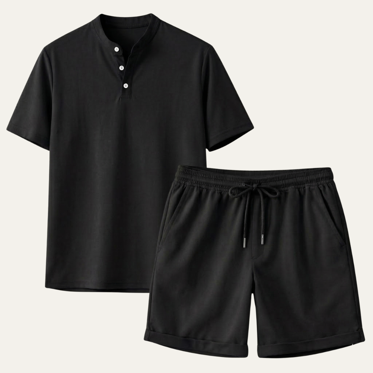The Pinevalley Men’s Casual Summer Set – T-Shirt & Shorts