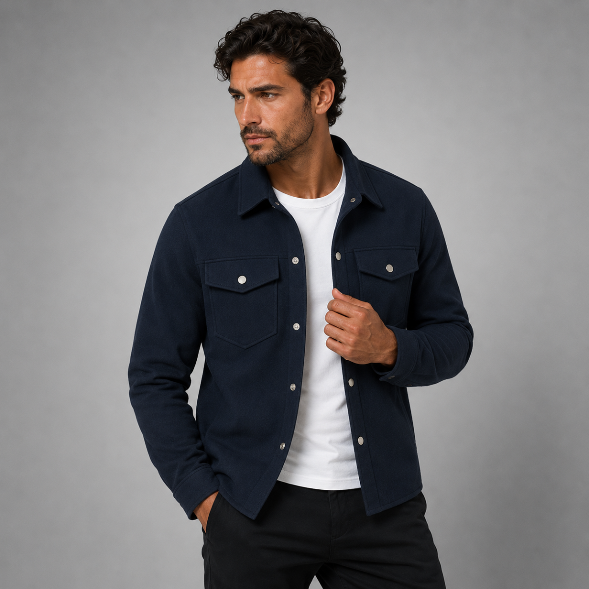 The Riviera Lightweight Men’s Shirt Jacket