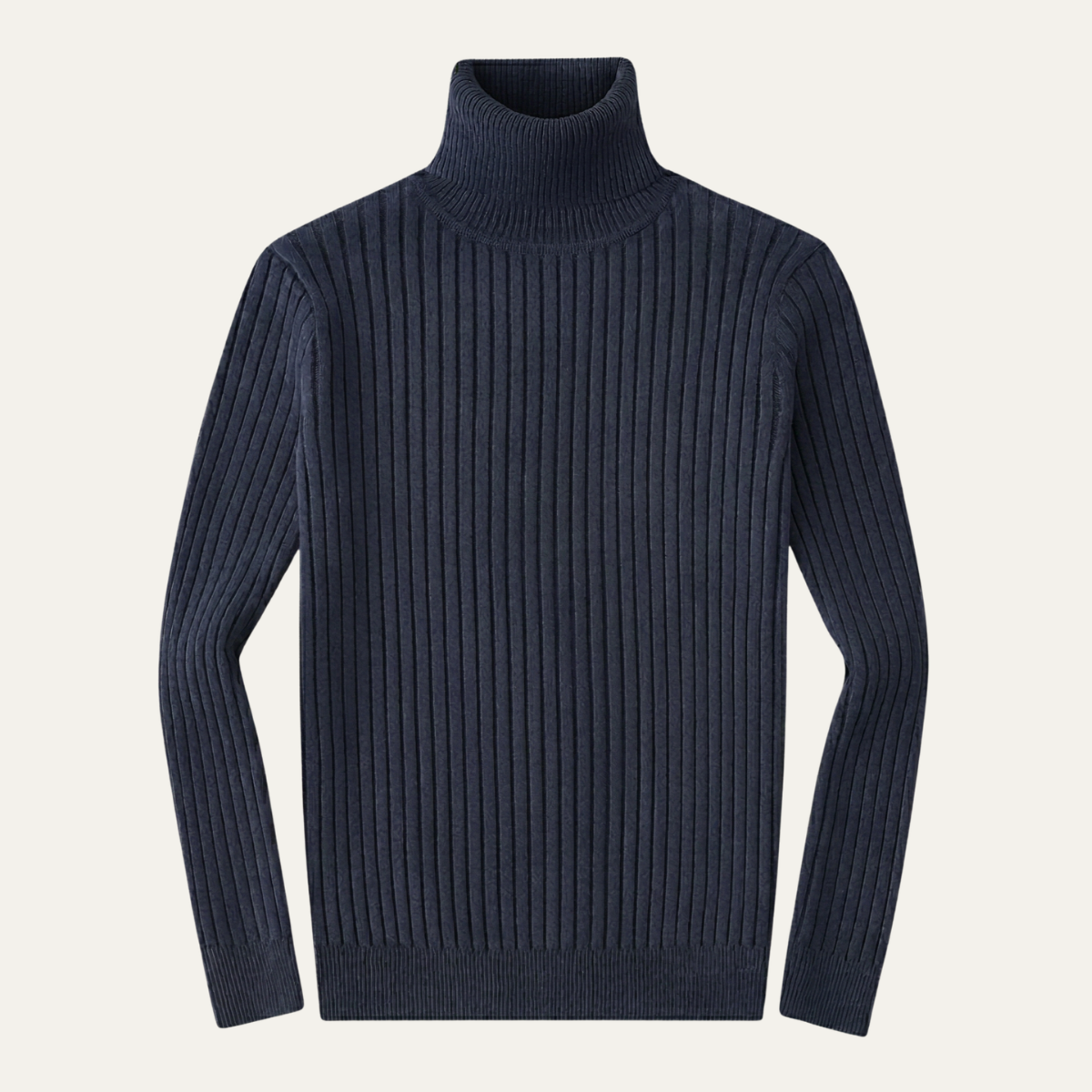 The Tavolara Men’s Slim Fit Turtleneck Ribbed Knit Sweater