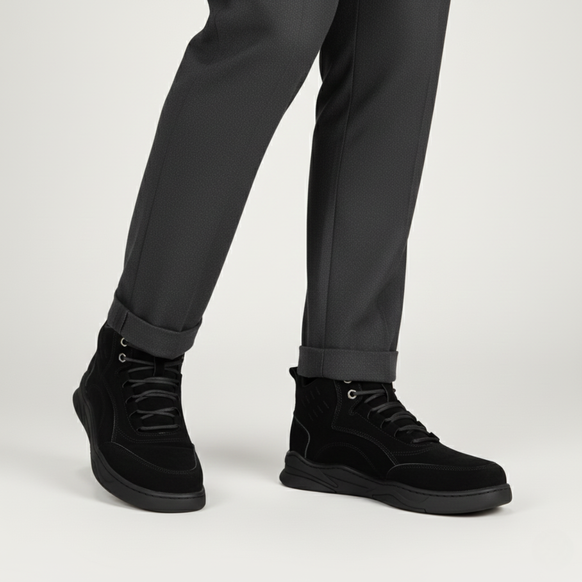 The Cedarforest Men’s Winter Fur Lined High Top Snow Boots