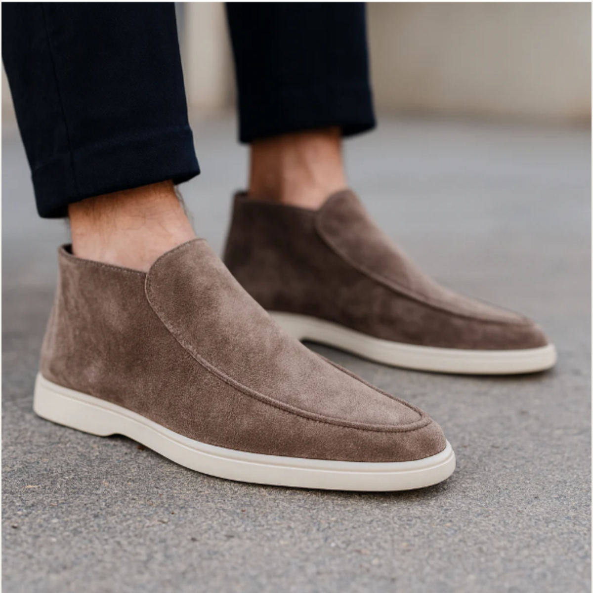 The Edinburgh Men’s Classic Smart Casual Slip On Suede Loafers