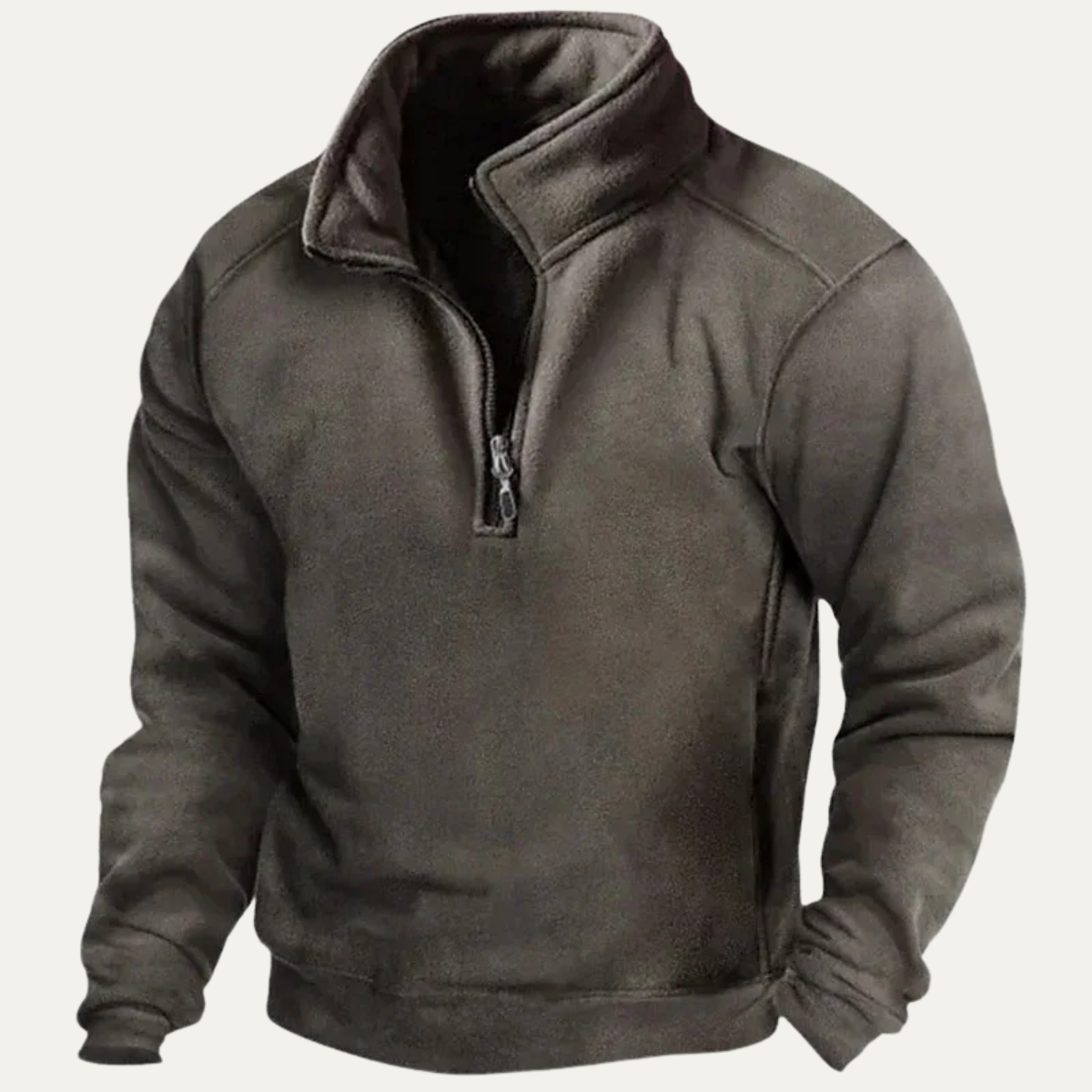 The Chiswick Men’s Tactical Fleece Sweater – Half Zip Wool Pullover