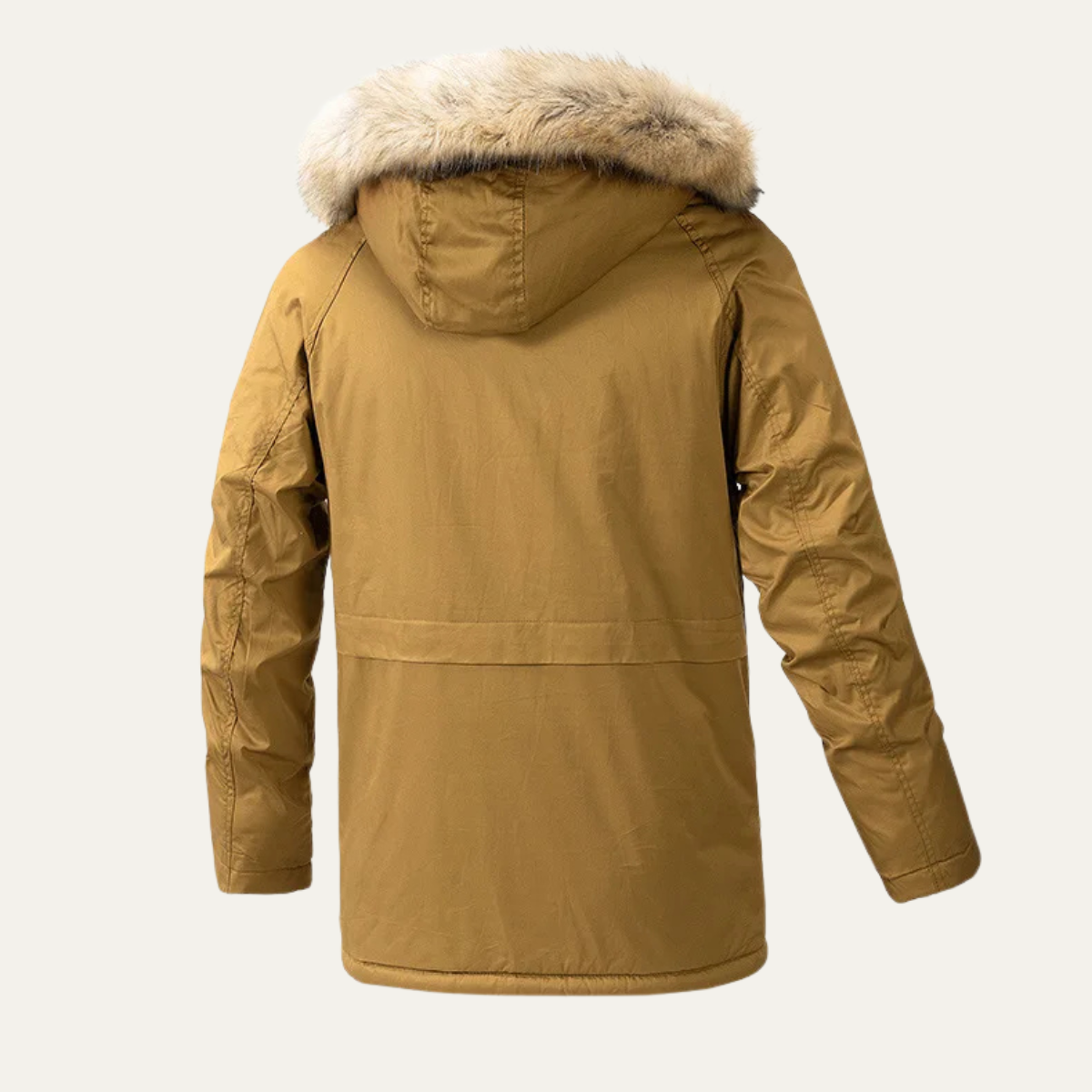 The Sassari Men's Outdoor Hooded Long Down Jacket with Multip Pocket