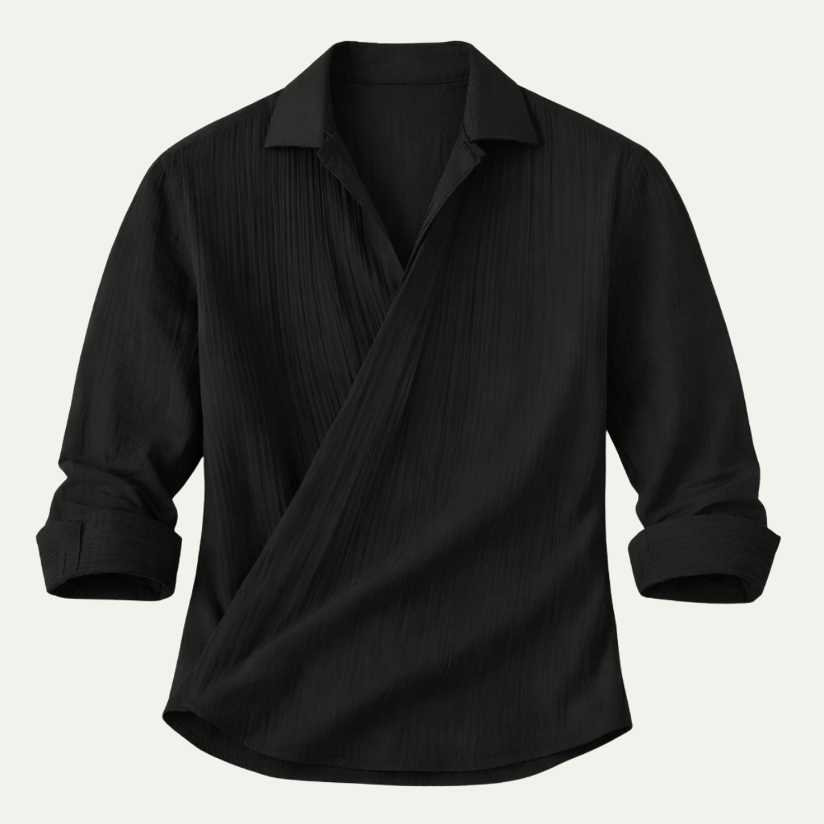 The Devonshire Men’s Slim Fit Business Dress Shirt – Black