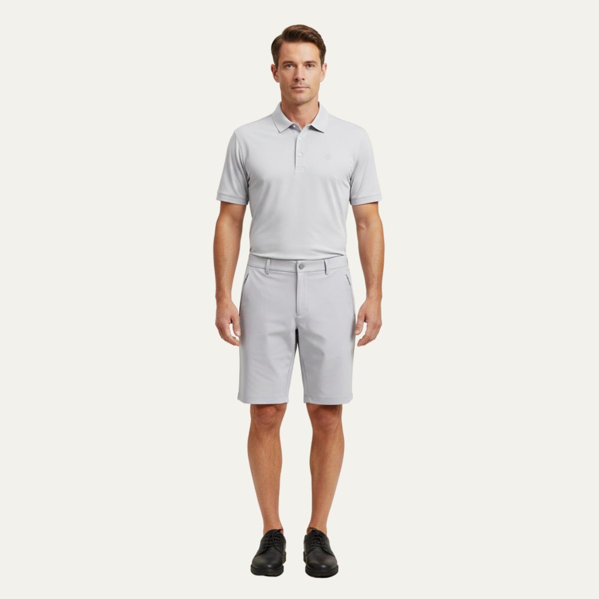 The Stonecrest Men’s Casual Golf Shorts with Zipper Side Pockets