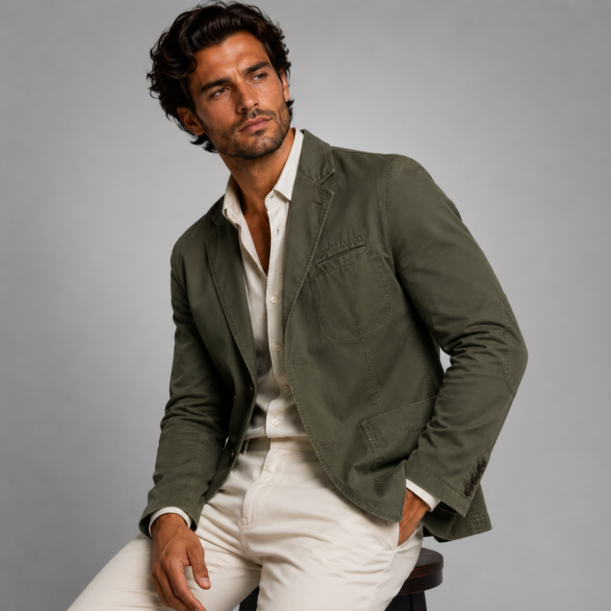 The Dunmore Men's Casual Lightweight Smart Blazer Jacket