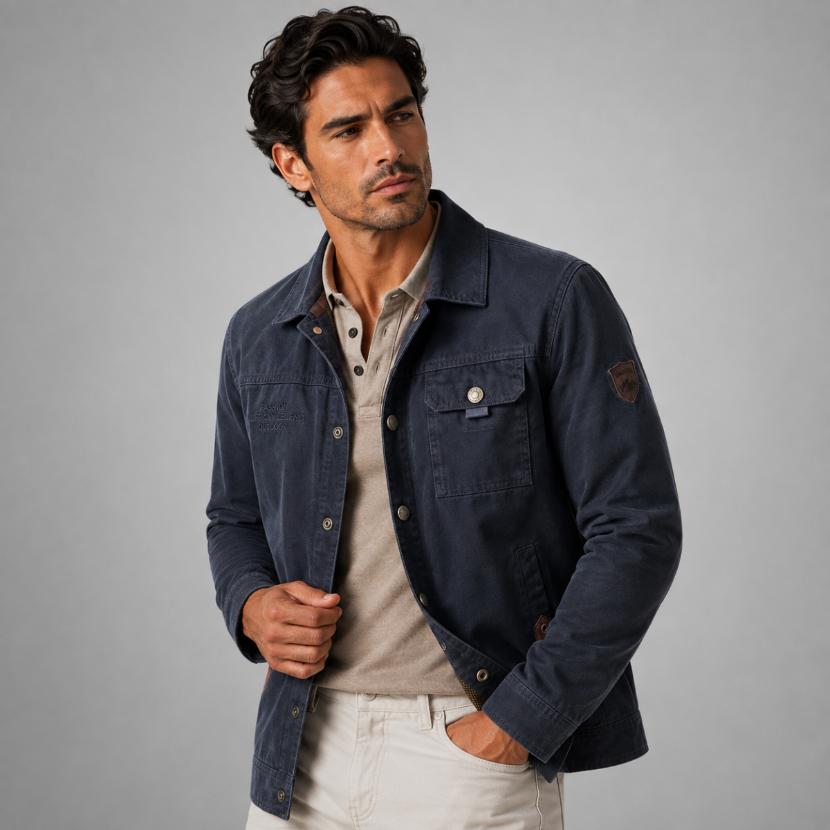 The Ranger Tactical Cargo Jacket for Men — Waterproof & Multi-Pocket Design
