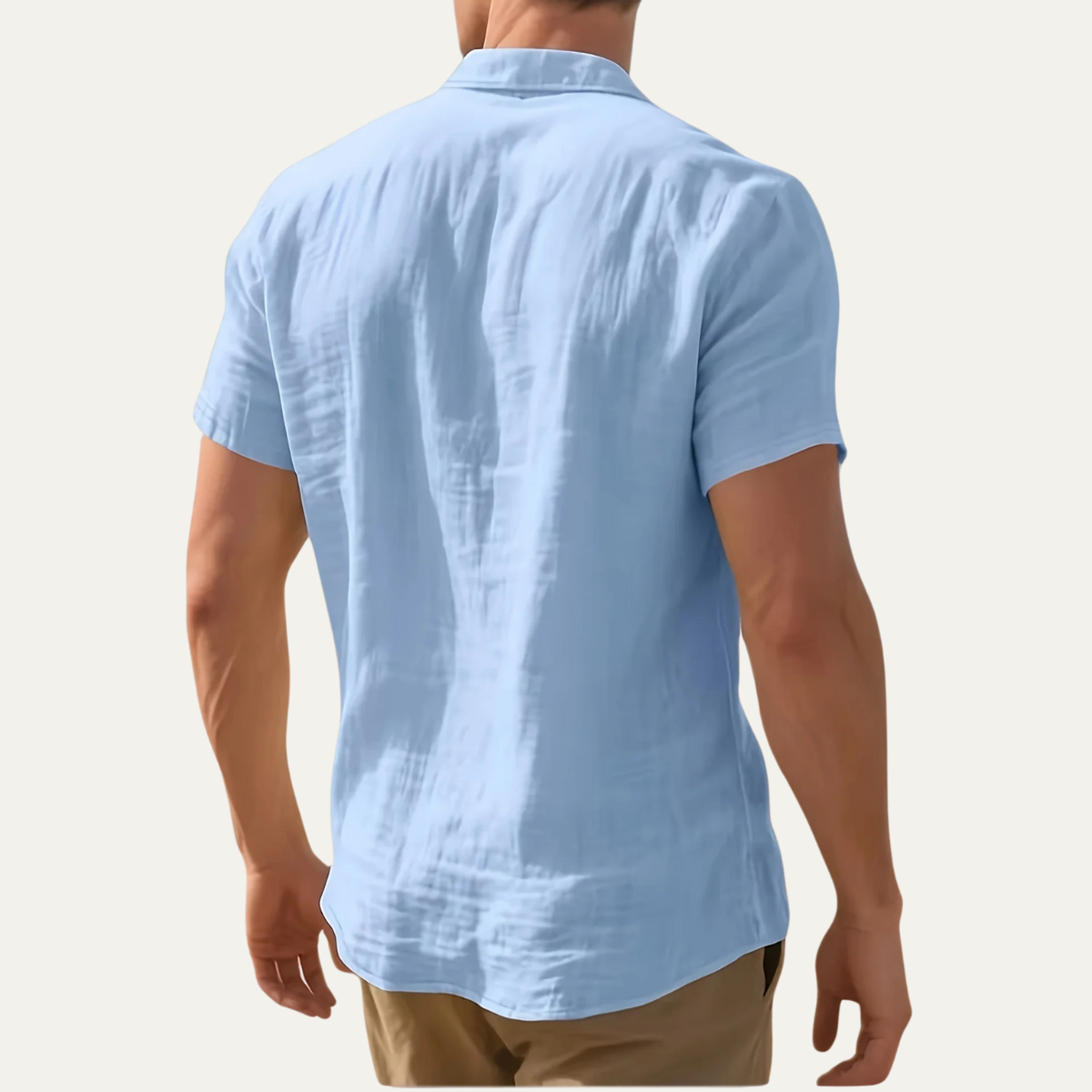 The Westmount Men’s Lightweight Linen Button-Up Shirt
